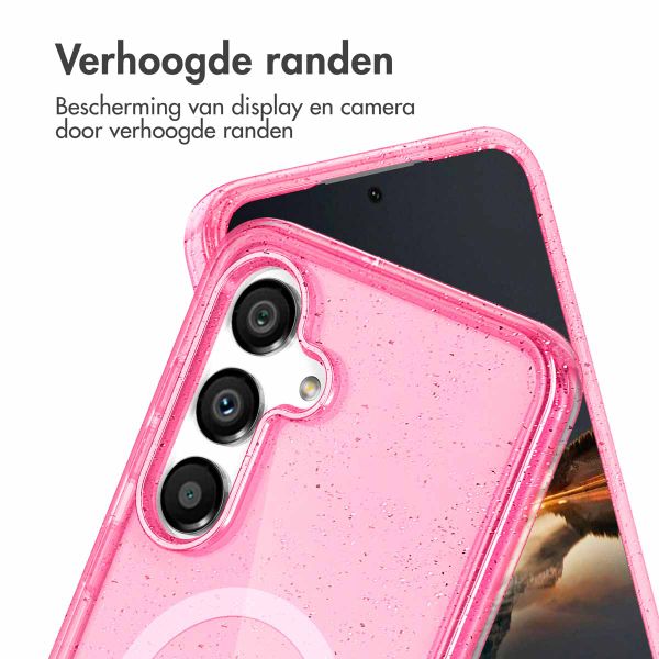 imoshion Sparkle Backcover met MagSafe Samsung Galaxy S25 Plus - Roze