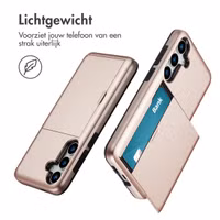imoshion Backcover met pasjeshouder Samsung Galaxy S25 Plus - Rosé Goud