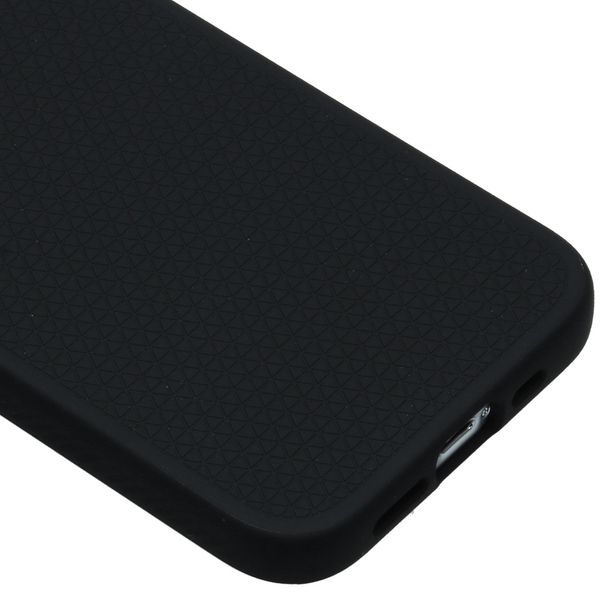 Spigen Liquid Air Backcover iPhone 12 (Pro) - Zwart