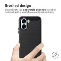 imoshion Brushed Backcover Oppo A6x (4G/5G) - Zwart