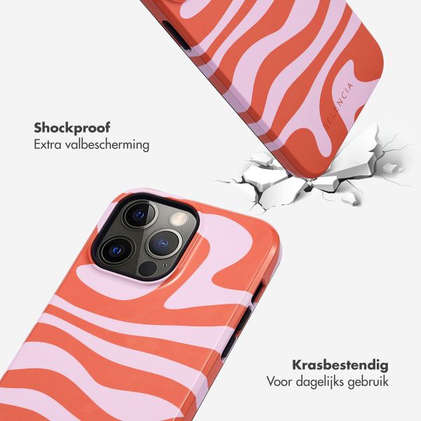 Selencia Vivid Tough Backcover iPhone 14 Pro Max - Dream Swirl Pink