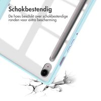 imoshion Trifold Hardcase Bookcase Samsung Galaxy Tab S10 Lite / S9 11.0 inch / Tab S10 FE / S9 FE 10.9 inch - Lichtblauw