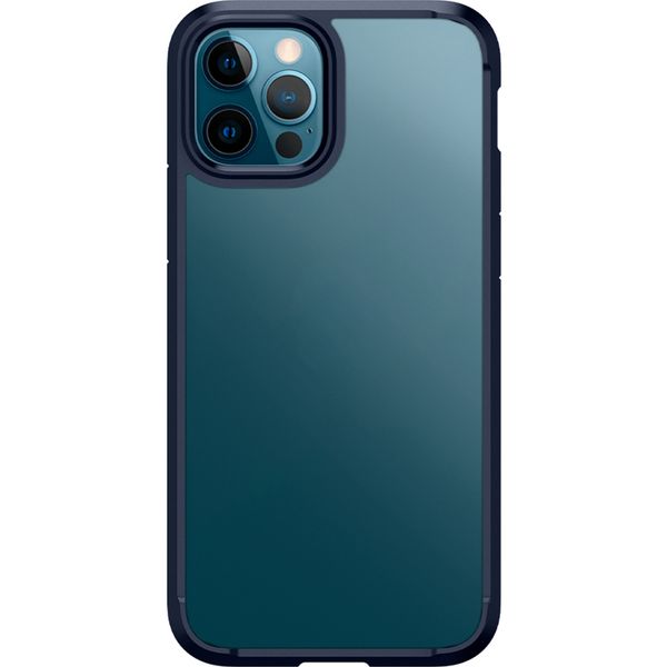 Spigen Ultra Hybrid Backcover Apple iPhone 12 (Pro) - Donkerblauw