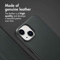 Accezz 2-in-1 Leather Bookcase with MagSafe Apple iPhone 14 - Onyx Black