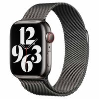 Apple Milanese Loop Band Apple Watch Series 1 t/m 9 / SE (38/40/41 mm) | Series 10 (42 mm) - Graphite