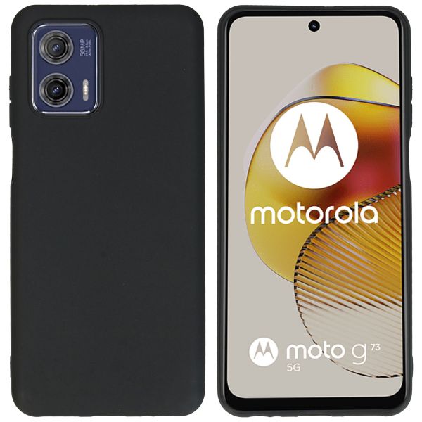 imoshion Color Backcover Motorola Moto G73 - Zwart