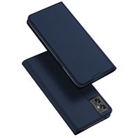 Dux Ducis Slim Softcase Bookcase Motorola Moto G32 - Donkerblauw