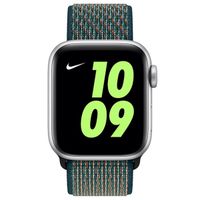 Apple Nike Sport Loop Band Apple Watch Series 1-9 / SE - 38/40/41 mm / Series 10 - 42 mm - Hyper Crimson / Neptune Green