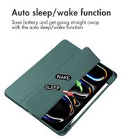 imoshion Trifold Hard Case Book Cover Apple iPad Pro 11 (2025) M5 / (2024) M4 - Green
