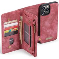 CaseMe Luxe Lederen 2 in 1 Portemonnee Bookcase iPhone 13 Pro Max