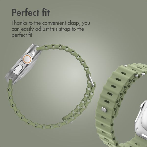 Accezz Ocean band Apple Watch | 44/45/46/49 mm - Khaki