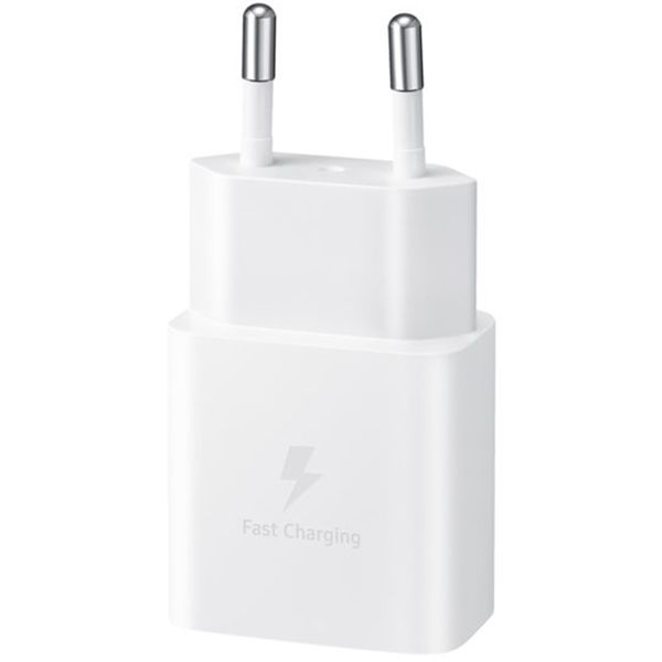 Samsung Originele Power Adapter met USB-C kabel - Oplader - USB-C aansluiting - Fast Charge - 15 Watt - 1 meter - Wit