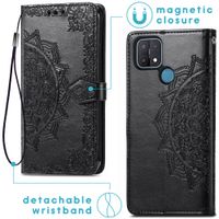 imoshion Mandala Bookcase Oppo A15 - Zwart