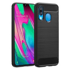 imoshion Brushed Backcover Samsung Galaxy A40 - Zwart