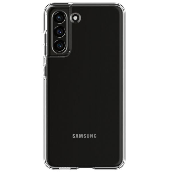 Spigen Liquid Crystal Backcover Samsung Galaxy S21 FE - Transparant