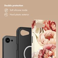 Selencia Vivid Back Cover with MagSafe Apple iPhone 17e / 16e - Vintage Peony