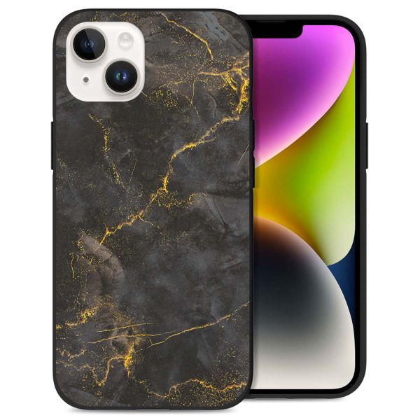 imoshion Design hoesje iPhone 14 - Black Marble