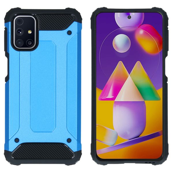 imoshion Rugged Xtreme Backcover Samsung Galaxy M31s - Lichtblauw