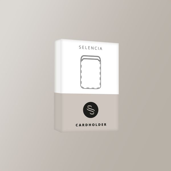 Selencia Croco Card Holder with MagSafe - Choco Brown