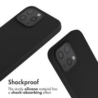 imoshion Silicone Case with Strap Apple iPhone 16 Pro Max - Black