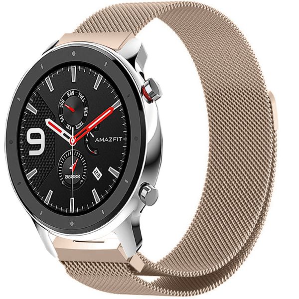 imoshion Milanees Watch bandje Amazfit GTR - Rosé Goud