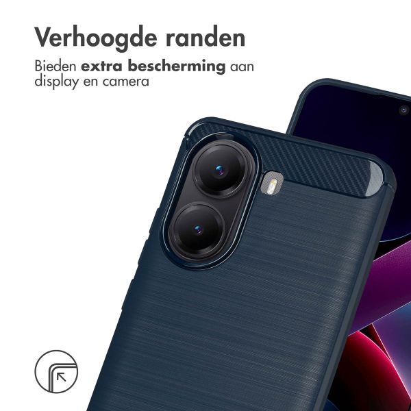 imoshion Brushed Backcover Xiaomi Poco X7 Pro - Donkerblauw