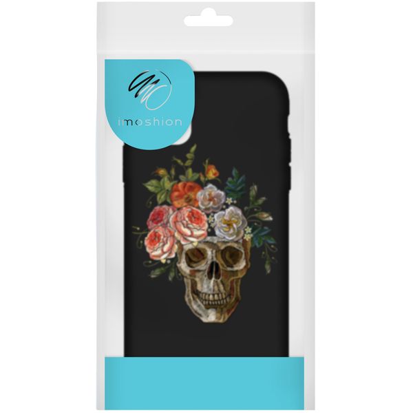 imoshion Design hoesje iPhone SE (2022 / 2020) / 8 / 7  - Doodshoofd - Multicolor