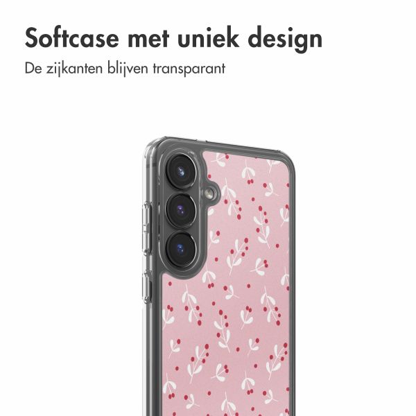 imoshion Design hoesje Samsung Galaxy S25 FE - Berries Blush