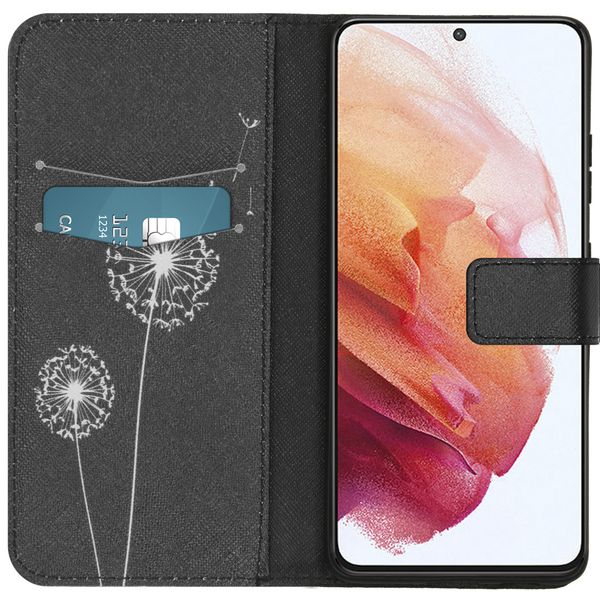 imoshion Design Softcase Bookcase Samsung Galaxy S21 Ultra - Dandelion