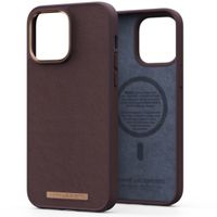 Njorð Collections Genuine Leather MagSafe Case iPhone 14 Pro Max - Dark Brown