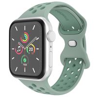 imoshion Sport⁺ bandje Apple Watch Series 1 t/m 9 / SE (38/40/41 mm) | Series 10 / 11 (42 mm) - Maat M/L - Sage