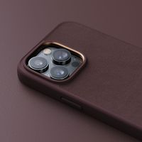 Njorð Collections Genuine Leather Case iPhone 14 Pro Max - Brown