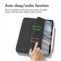 imoshion Magnetic Book Case Apple iPad Air 11 inch (2026) M4 / (2025) M3 / (2024) M2 / Air 5 (2022) / Air 4 (2020) - Black