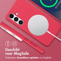 imoshion Color Backcover met afneembaar koord MagSafe Samsung Galaxy S24 / S25 - Red Raspberry