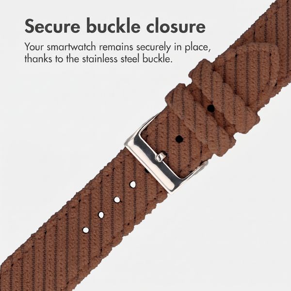 imoshion Corduroy strap Apple Watch | 44/45/46/49 mm - Brown