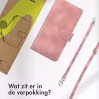 imoshion Bookcase met koord iPhone 13 - Roze