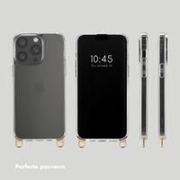 Selencia Backcover met afneembare haakjes Apple iPhone 15 Pro Max - Transparant