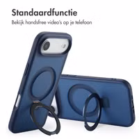 Accezz Ring Stand Backcover met MagSafe Apple iPhone Air - Blauw