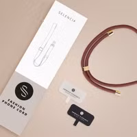 Selencia Universeel telefoonkoord - Terracotta