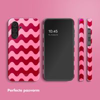 Selencia Vivid Tough Backcover Samsung Galaxy A36 / A56 - Wave Vibes Lipstick