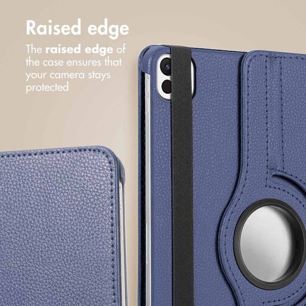 imoshion 360° Rotating Case Apple iPad 11 (2025) 11 inch A16 / iPad 10 (2022) 10.9 inch - Dark Blue