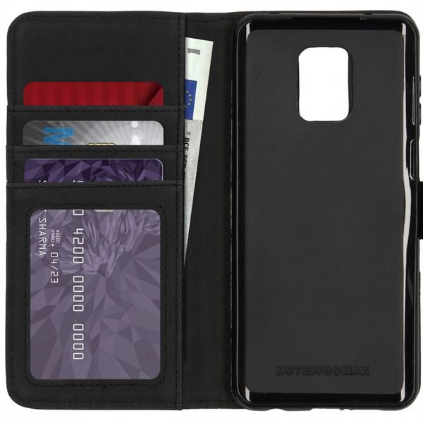 imoshion Luxe Bookcase Xiaomi Redmi Note 9 Pro / 9S - Zwart