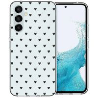 imoshion Design hoesje Samsung Galaxy A54 (5G) - Hartjes - Zwart