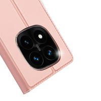 Dux Ducis Slim Softcase Bookcase Xiaomi Redmi Note 14 Pro Plus (5G) - Rosé Goud