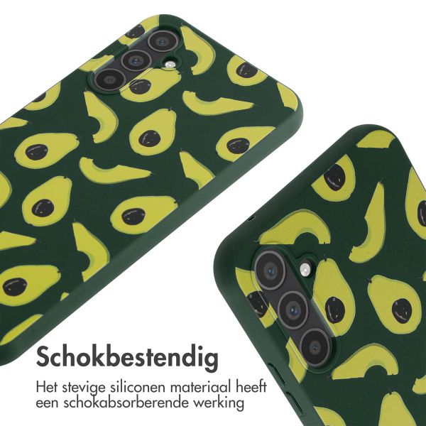 imoshion Siliconen design hoesje met koord Samsung Galaxy A34 (5G) - Avocado Green