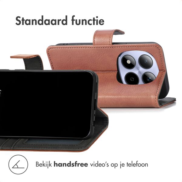 imoshion Luxe Bookcase Xiaomi Redmi Note 15 Pro (4G) - Bruin