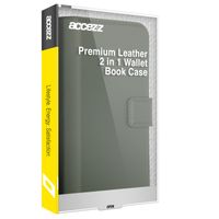 Accezz Premium Leather 2 in 1 Wallet Bookcase Apple iPhone SE (2022 / 2020) / 8 / 7 / 6(s) - Groen