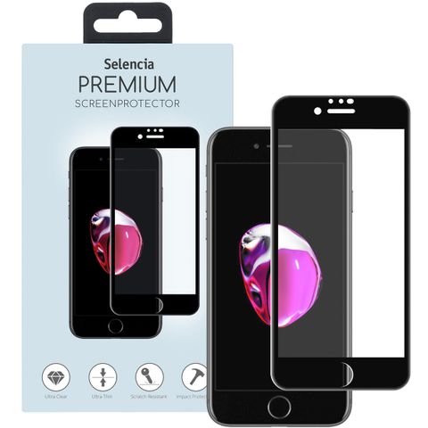 Selencia Gehard Glas Premium Screenprotector Apple iPhone 8 / 7 / 6s / 6