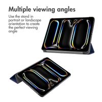 imoshion Trifold Book Case Apple iPad Pro 13 (2025) M5 / (2024) M4 - Dark Blue