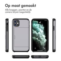 imoshion Backcover met pasjeshouder Apple iPhone 11 - Grijs